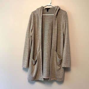 Forever 21 Hooded Cardigan